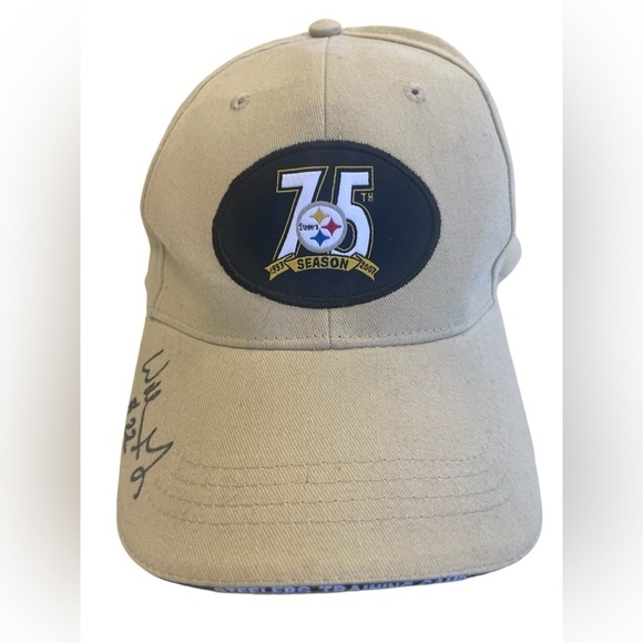Pittsburgh Steelers Training Camp 75th Season Cap St Vincent College Signed #22 - Picture 1 of 6
